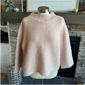 Elegant Blush Turtleneck Sweater